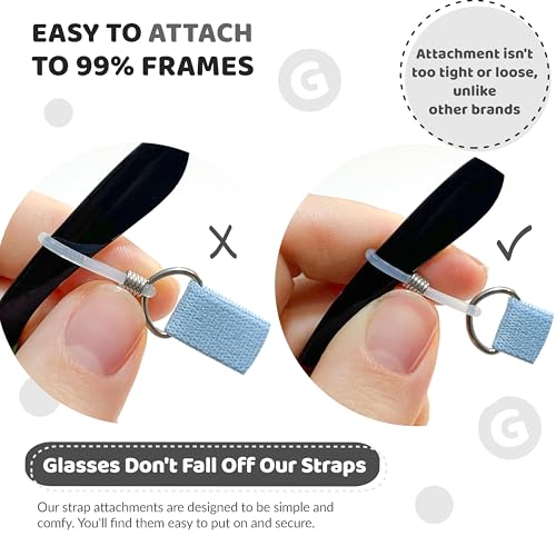 Image of Kids Sports Glasses Strap Kids Eyeglasses Straps Adjustable - 3 Pack Eyeglass Strap for Kids Glasses Sports Strap
