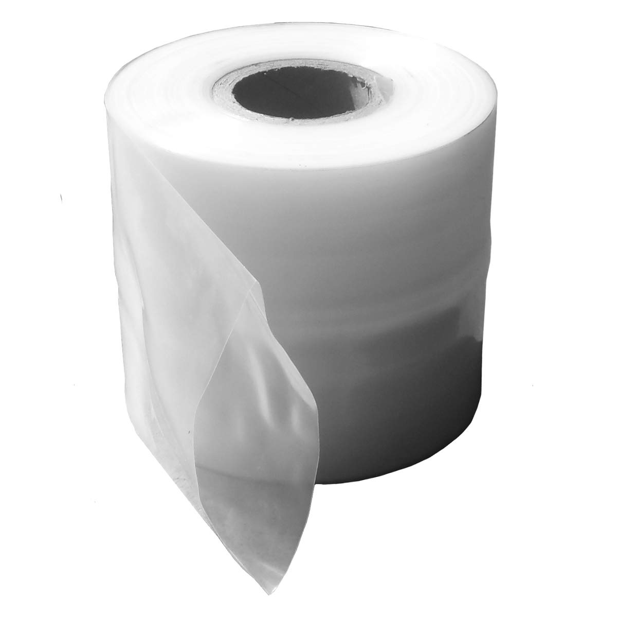 Temporary Rainwater Downpipe Clear Polythene Sleeve 100mm x 250mtrs 4"