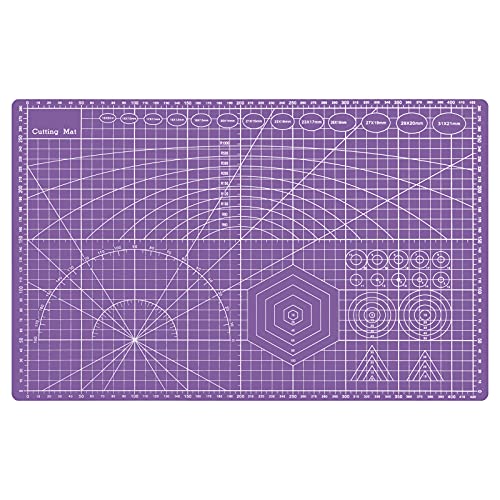 Self Healing Colourful Cutting Mat A3(45x30cm), Great for Scrapbooking, Quilting, Sewing and All Arts & Crafts Projects A3