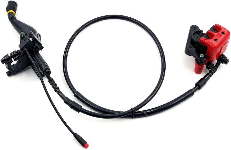 Generic Front & Rear Brake Assembly Kits, E-bike Upgrade Mods, Dirt Bike Parts, Compatible with Yozma IN 10 Electric Dirt Bike (Black Rear)
