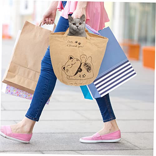 CIYODO Sacola Para Animais De Estimação Sacolas De Papel Kraft Sacolas De Papel Marrom Sacolas De Pa