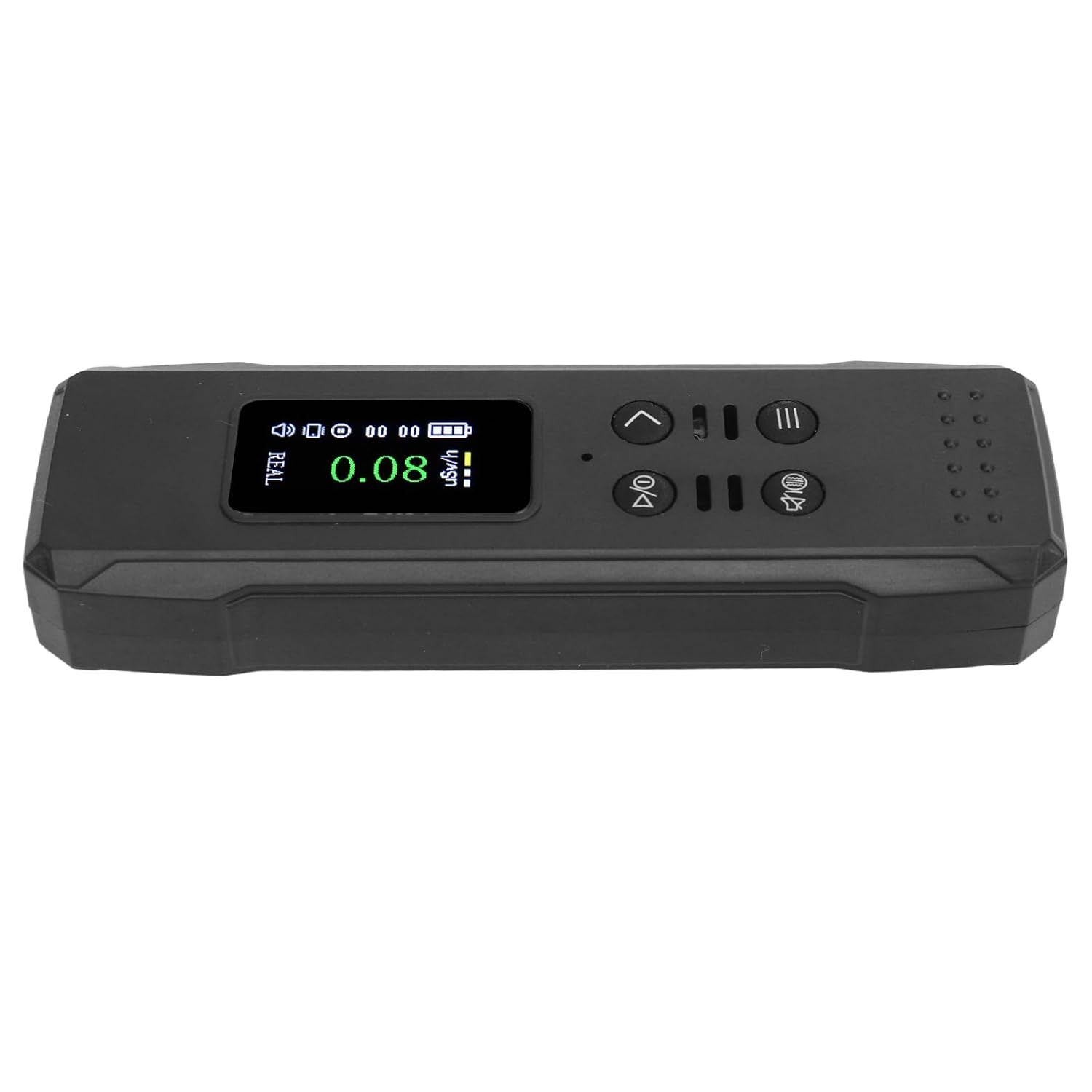 Portable Handheld Nuclear Radiation Detector for Home and Hospital Use High Sensitivity Sound Light Alarm Rechargeable for γ X β Radiation (Black)