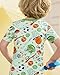 babee Reshinee Bamboo Viscose Toddler Pajamas Boys Girls Kids Baby Cool Short Summer Sport Pjs Set 6-7Y Two Piece