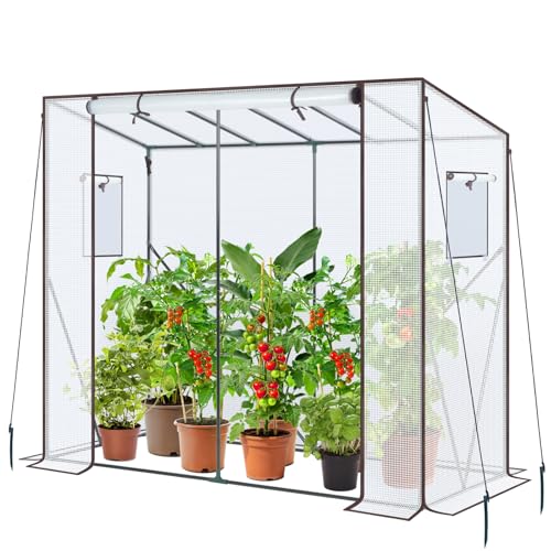 Ohuhu Tomato Greenhouse for Outdoors: Portable Lean to...