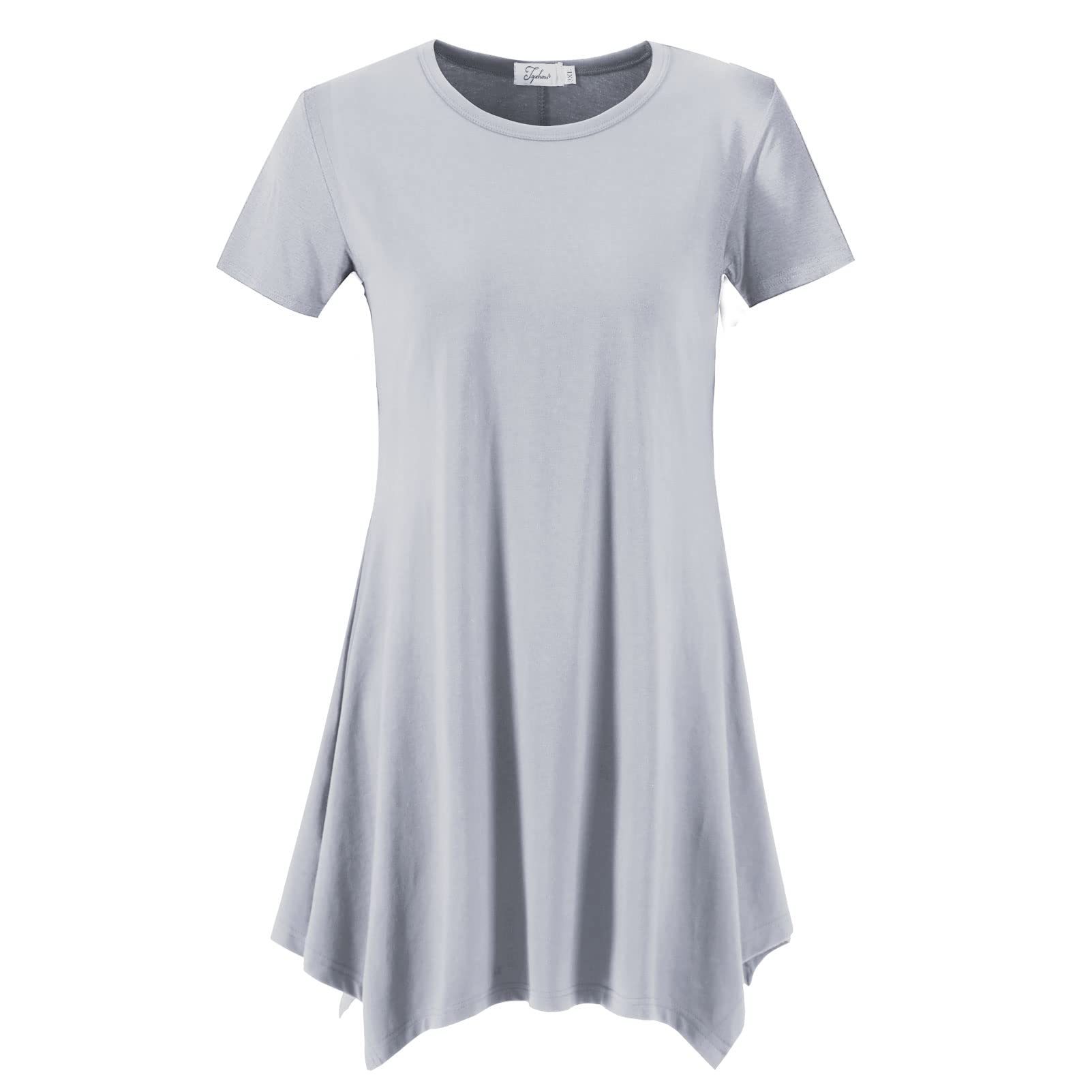 Topdress Women's Loose Fit Swing Shirt Casual Tunic Top for Leggings