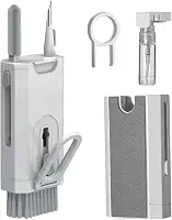 Kit de Limpeza 8 em 1 para Eletrônicos – Teclado, Fones, Celular, Notebook e Tela – Limpador Multifuncional com Removedor de Teclas
