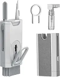 Kit de Limpeza 8 em 1 para Eletrônicos – Teclado, Fones, Celular, Notebook e Tela – Limpador Multifuncional com Removedor de Teclas