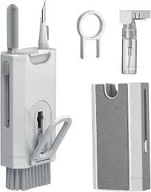 Kit de Limpeza 8 em 1 para Eletrônicos – Teclado, Fones, Celular, Notebook e Tela – Limpador Multifuncional com Removedor de Teclas
