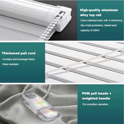 Persianas venecianas de aluminio con listones de 25 mm a medida para ventanas de interior 4
