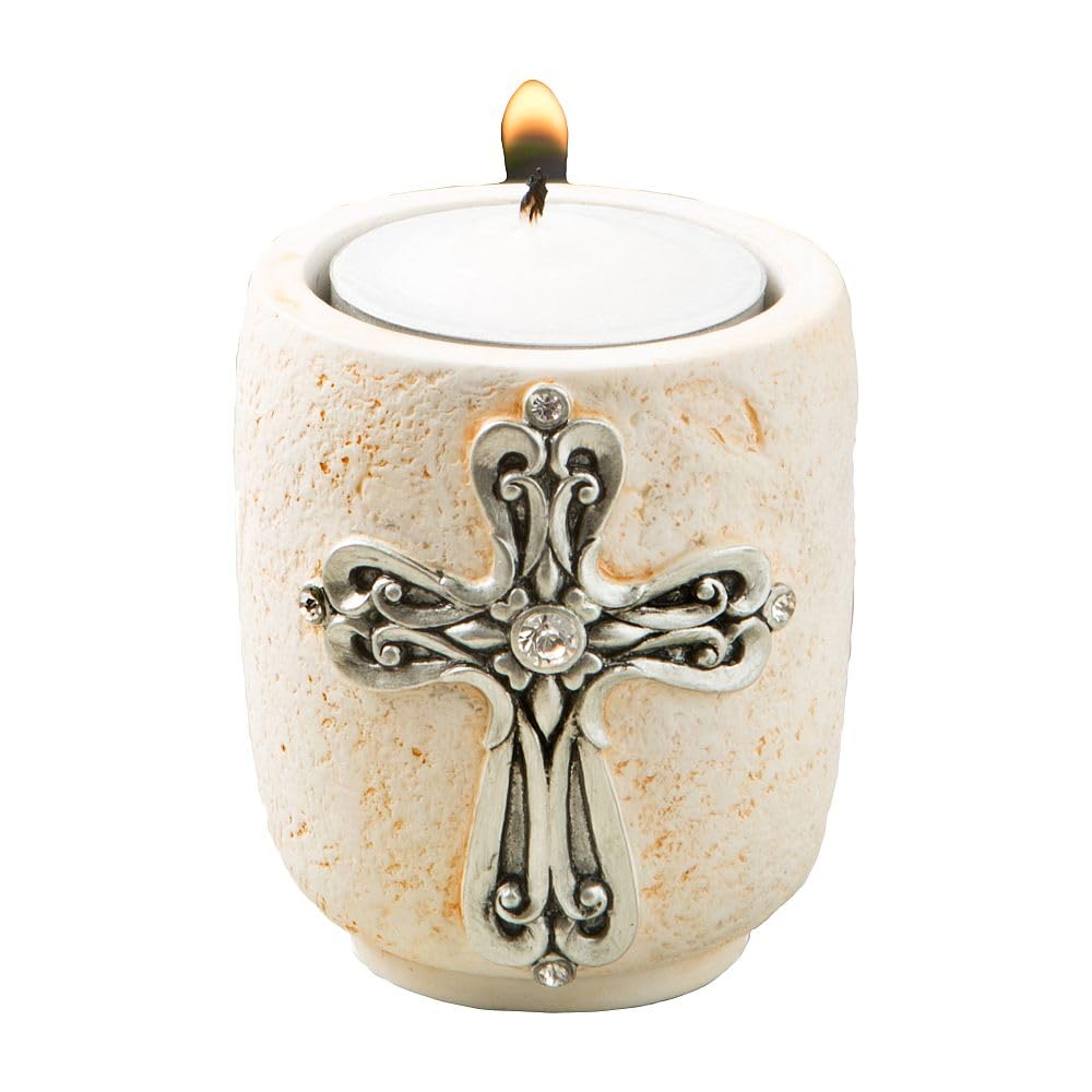 Cross Design Cnadle Tea Light
