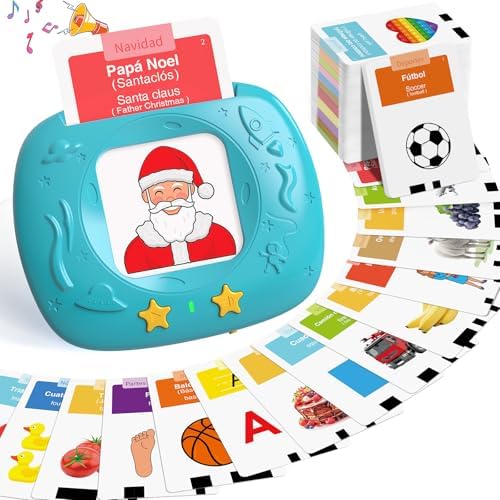 HOMESTEC Tarjetas Flash Parlantes, Juego Educativo Audibles para ...