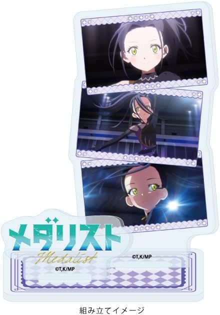 TV Anime Medalist 03 Wolf Miku (Scene Illustration) Acrylic Stand Plate image 2