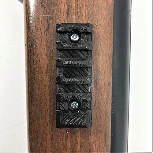 Lampe tactique avec support rail Picatinny 60mm pour crosse bois