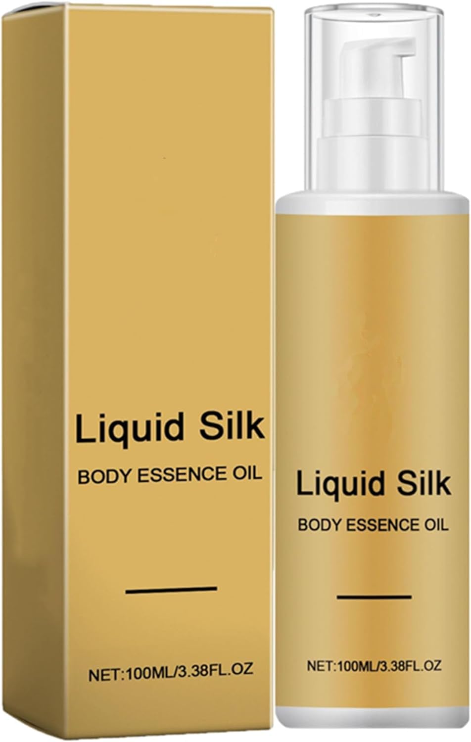 Liquid Silk Body Essence Oil,100ml Silk Body Essence Oil,Silk Body Oil Liquid for Anti Wrinkle,Firming Extract Body Lotion,Silk Body Firming Moisturizing Lotion for Anti Wrinkle (1pcs)