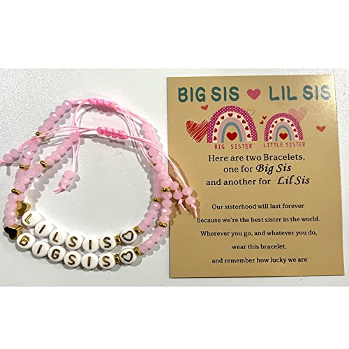 Image of Sister's Big Bracelet Gift, Little Girls' Sister Jewelry