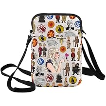 BWWKTOP Daenerys Crossbody Bag Daenerys Fans Gifts Eddard Crossover Shoulder Bag Stark & Targaryen Gift Stark-Inspired Merch