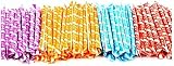 Sour Sugar Candy Filled Pixie Stix Straws - 125 Count - Cherry - Blue Raspberry - Grape - Orange