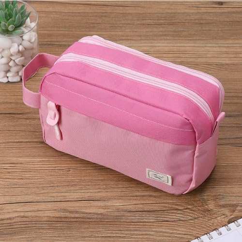 Mr. Pen- Large Capacity Pencil Case, Pink, Pencil Pouch, Pencil Bag, Pen Case, Pen Pouch