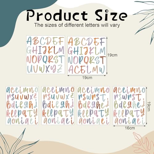 Image of 6 Sheets UV Dtf Cup Wrap Name Stickers for Water Bottles Waterproof Vinyl Decals Personalized Custom Lettering Gift Stickers for Cups Love 14-40oz Tumbler Mugs DIY Craft (Morandi)