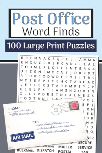 Post Office Word Finds Book (Large Print, 6×9): 100 Mail & Postal Word Searches | 3000 Words: Relaxing puzzles with letters, packages, stamps, routes, tracking & postal life image 2