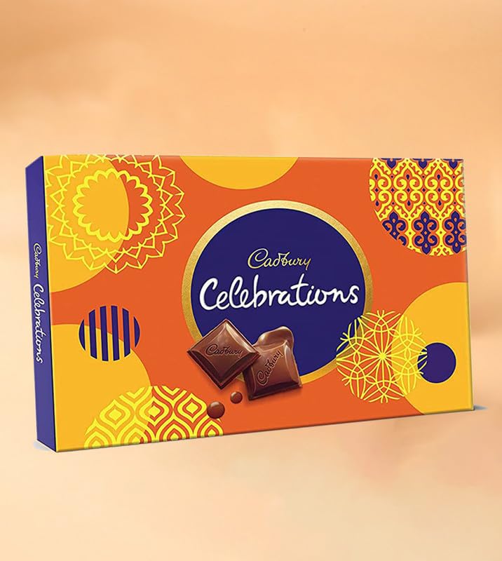 Image of Rakhi Gift for Brother with Chocolates Gift Combo | Premium Rakhis with Chocolates and Roli Chawal Tika | Rakhi for Brother with Gift Hamper (Combo-2)