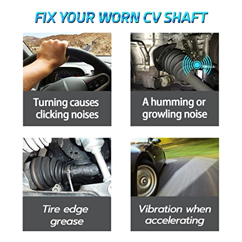 Bodeman - Complete Front Cv Axle Half Shaft For 6 Lug Models Only - For 2007 2008 2009 2010 2011 2012 2013 2014 2015-18 Chevy Silverado 1500/ Gmc Sierra 1500 And More #TOP5