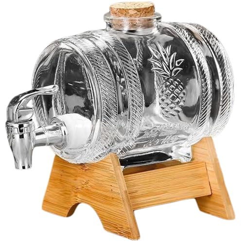 Distributeur de boissons avec support en liège de 1000 ml - 4