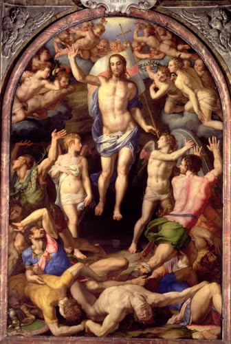 Affiche toile la Résurrection d'Agnolo Bronzino pour créer un salon élégant et artistique