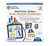 Learning Resources MathLink Cubes Brain Puzzle Challenge, 80 Pieces, Ages 5+, Linking Cubes, Connecting Cubes, Math Manipulative, Counting Cube #5
