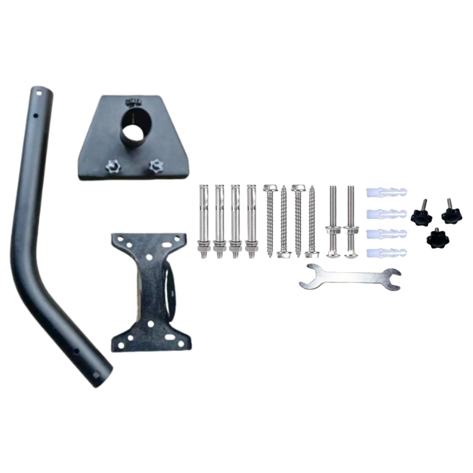 Soporte De Montaje Para Antena Material Hierro Gran Capacidad Carga Estable | Tubo J Soporte De Fijación Reforzado Antióxido Antiintemperie Universal Robusto Para Tejado Del Hogar