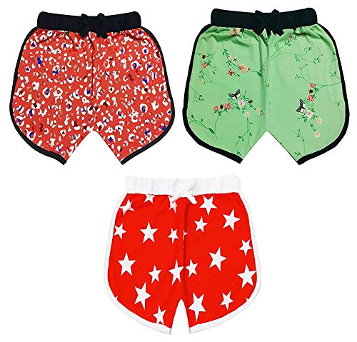 Image of Baby Girls Shorts Half Pant,Casual and Daily use Shorts for 6-24 Months (Pack of 3)