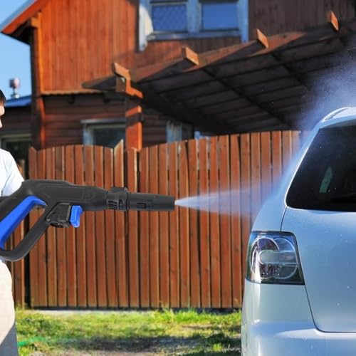 Image of Fieldstar Professional Pressure Washer Gun Combo - Compatible with JPT, STARQ, RESQTECH and More | Includes 8M High-Pressure Hose | Heavy-Duty Spray for Car, Home & Outdoor Cleaning