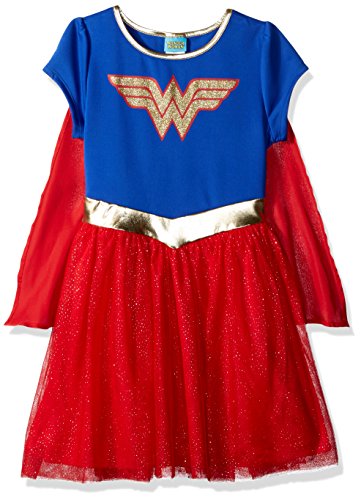 Warner Bros. Girls' Little OG WW Shield, Navy/red, S7/8