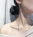 Threader Tassel Earrings Sterling Silver Love Heart Dangle Drop Earrings Long Chain