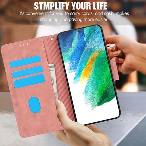Étui Samsung S21 FE 5G Portefeuille Multi-Rangement avec Verre