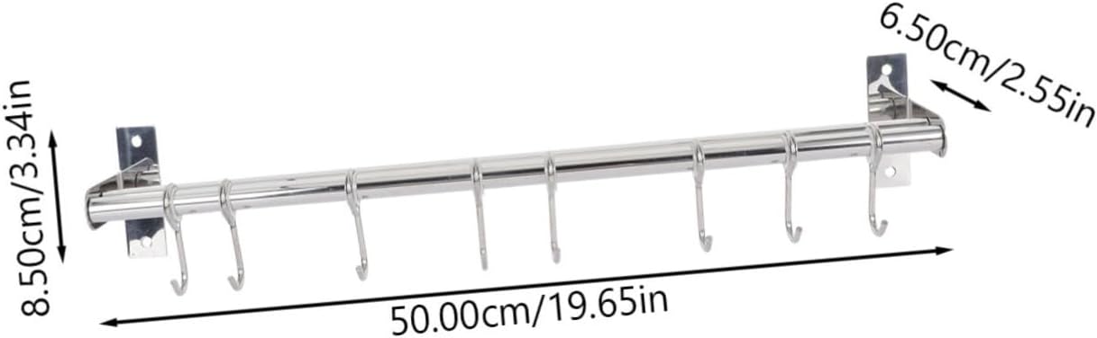 Ciieeo Kitchen Wall Rack Stainless Utensil Holder Hanging Utensil Rack Kitchen Accessory