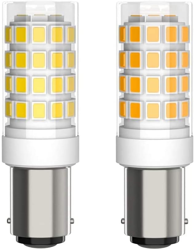 2Pack BA15D LED Bulb 4W Sewing Machine Light Bulb Double Contact