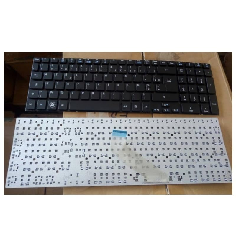 Clavier PC portable Acer Aspire E1 nappe flexible intégration parfaite AZERTY FR café