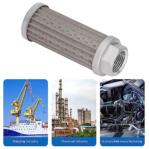 Hydraulisches Kraftstoff-Saugfilterelement, Metallgeflecht-Öl-Saugsieb-Filterkartusche, 80 X 100 X 180 μm, Präzisionsrohr-Verbindungsfiltration