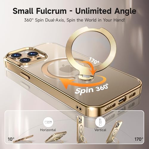 Coque iPhone 15 Pro antichoc support 360 compatible MagSafe avec verre écran et objectif - 2