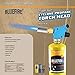 BLUEFIRE propane torch Handy Torch Head Push Button Trigger Start Nozzle Torch Fuel Propane MAPP MAP PRO Gas Cylinder blowtorch is suitable for welding Soldering Brazing Cooking Glass Beads DIY(torch)