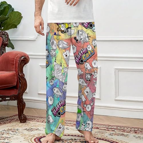 Battle-Cats Men's And Women's Cute, Stylish, And Comfortable Home Pajama Pants3