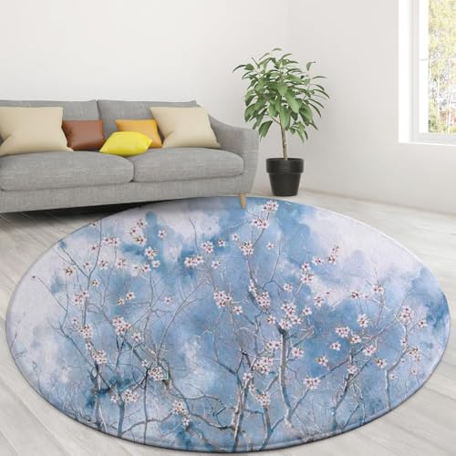 Tapis rond 3D oiseau pour sublimer le sol de votre salon - 5