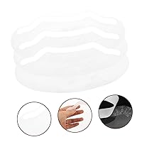 Vista 8 de PartyKindom 50 protectores de ojos para corte de cabello, visera transparente para salón de belleza, uso doméstico, protección facial duradera