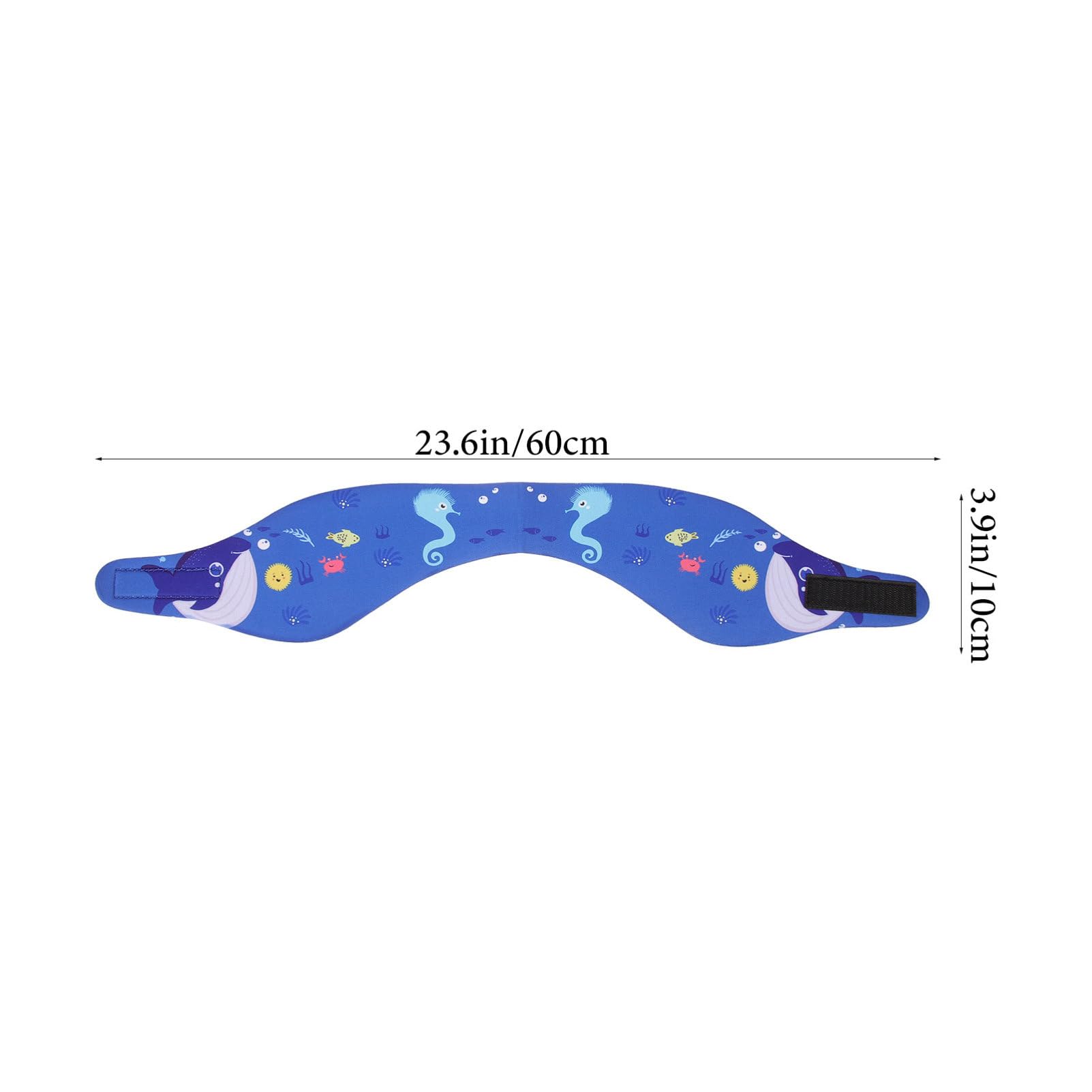 BESPORTBLE Diadema De Natación Banda para El Cabello De Natación Nadar Gorro Natacion Gorro De Piscina Bandas para La Cabeza De Natación Diadema De Baño Neopreno Blue