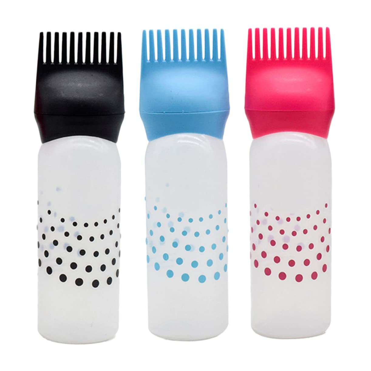 Ipetboom Stable Performance Shampoo Bottles Hair Dye Bottles Leakproof Containers for Salon Use