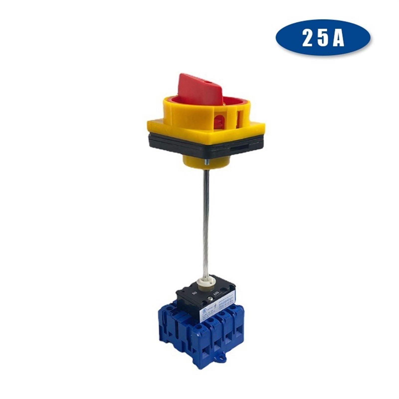 Isolating Switch YMD11-25B with Padlock Pole 25A 32A 3P Load Break Power Cut Off Operation Outside Electrical Cabinet 1Pcs(3P,25A)