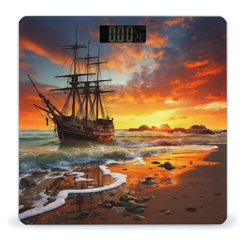 Báscula Digital de Baño Capacidad 400 lb Pantalla LCD miniatura 1