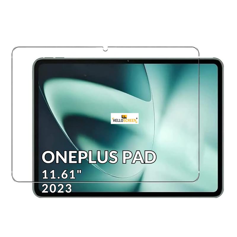HELLOSCREEN | 1 Pack | Screen Protector Guard for OnePlus Pad 11.61 inch - Ultra-Thin, HD Clear, 9H Hardness, Anti-Scratch, Bubble Free, Edge-to-Edge Easy Install (Not Tempered Glass)
