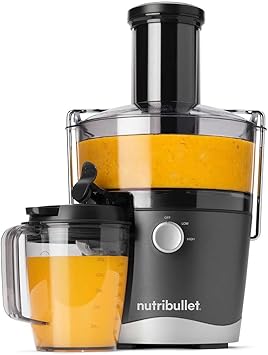nutribullet 800W Centrifugal Juicer - 8 Piece Set - 1.5L Pulp Basin & 800ml Juicer Pitcher